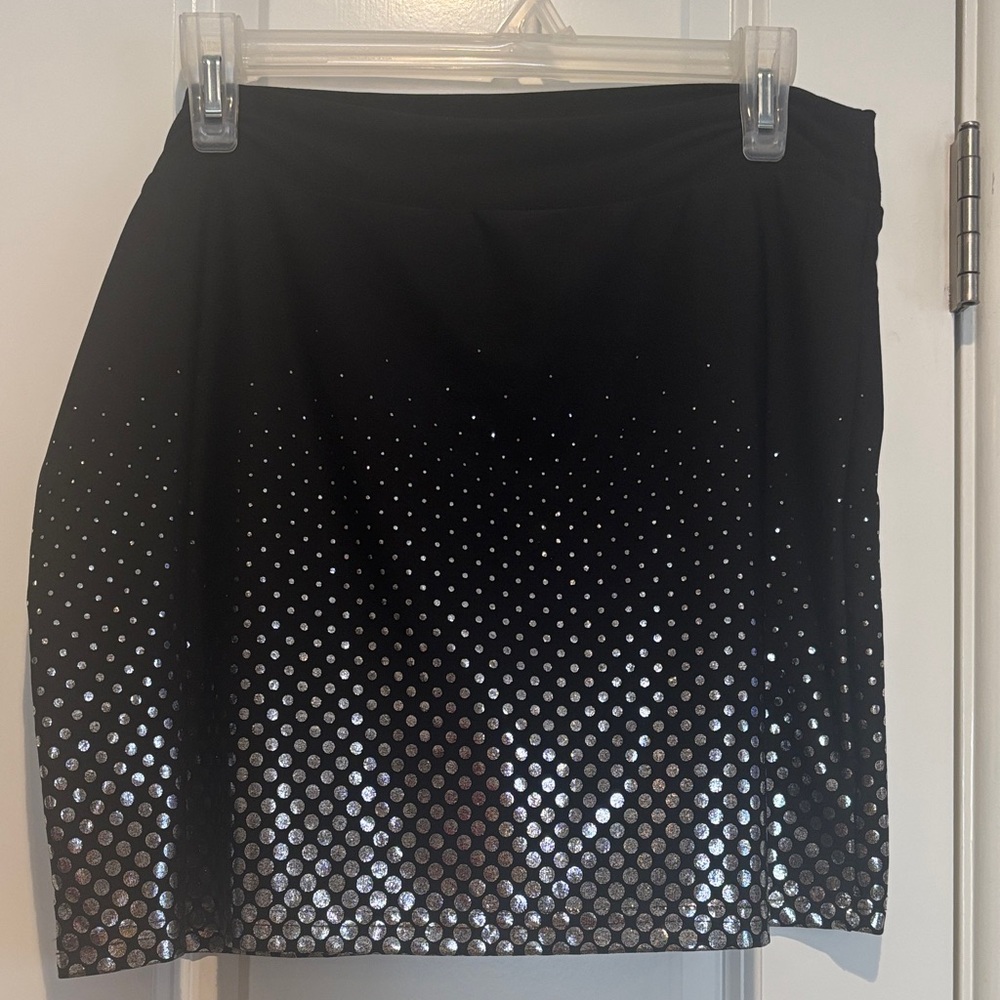 Elegant Black and Silver Women's Skirt